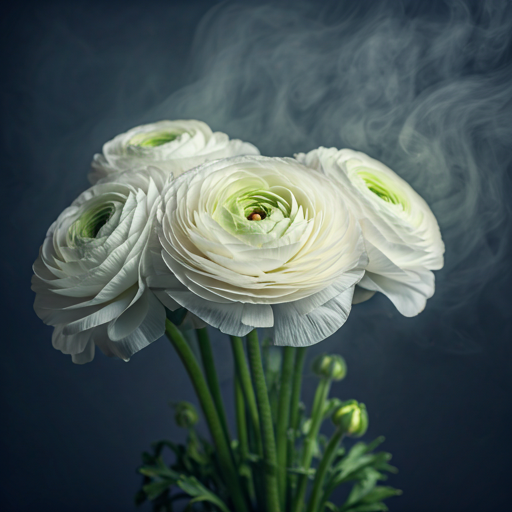 Elegant white lilies in a cathedral setting with soft afternoon light